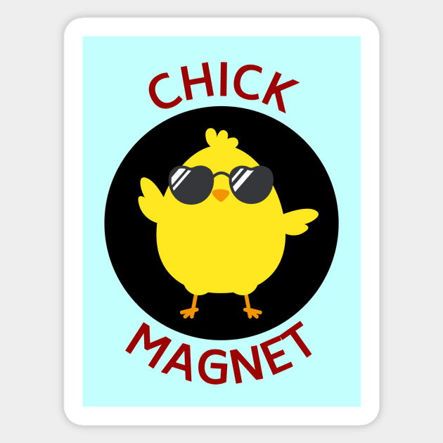 Chick Magnet | Chick Pun Sticker by Allthingspunny